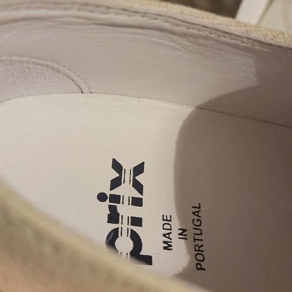 NWT APRIX leather and canvas shoe with dust bag made in Portugal - Picture 12 of 16